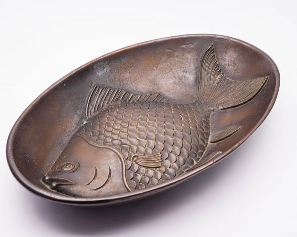 Valenti Bronze Schale Fisch Spain