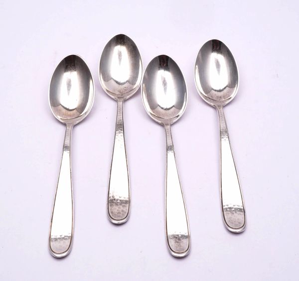 WMF Hammerschlagdekor 4 Teelöffel