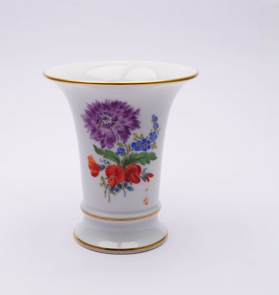 Meissen Blumenvase Trichterform