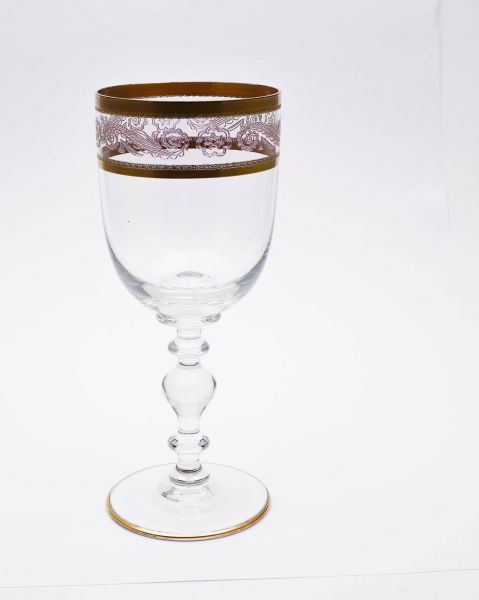 Weissweinglas mit Borde