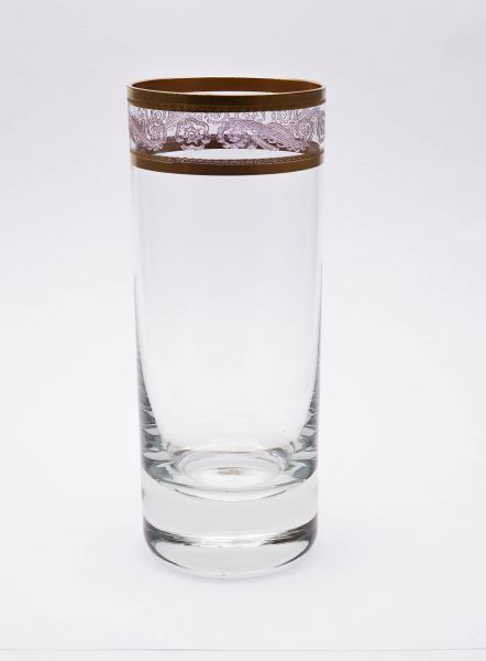 Trinkglas Wasserglas mit Borde